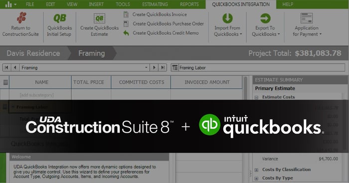 ConstructionSuite 8 + QuickBooks Integration: 2018 Compatibility Update