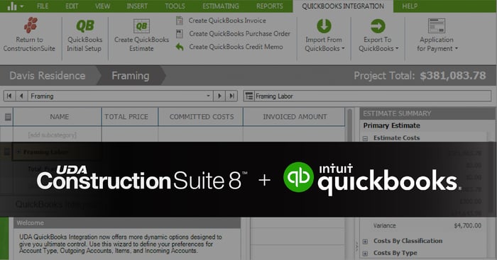 ConstructionSuite 8 + QuickBooks Integration: 2018 Compatibility Update