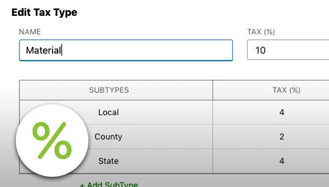 Fully Customizable Taxes Now Available Within ConstructionOnline Estimating