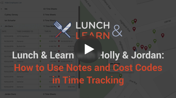 How to Use Notes and Cost Codes for Time Tracking