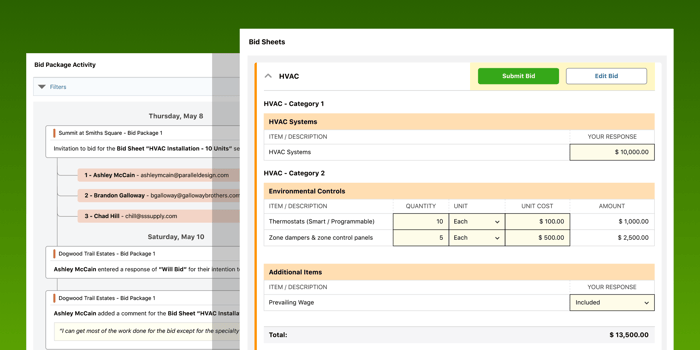 ConstructionOnline™ Expands Bid Tracking with New Tools for Faster, Easier Bid Management