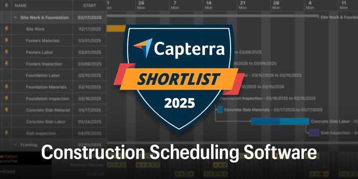 UDA ConstructionOnline Recognized as Leader in Construction Scheduling Software by Capterra | Construction Project Management Software