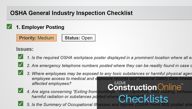 Construction Checklist Report updated to make valuable details for individual construction project tasks available at-a-glance. 