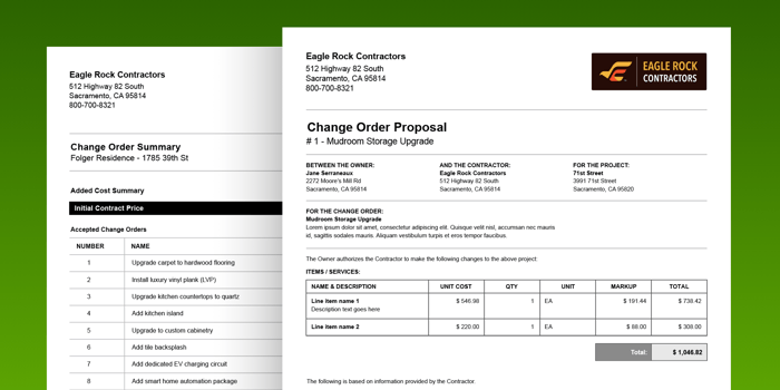 ConstructionOnline™ Updates Change Order Reports for Greater Clarity and Control