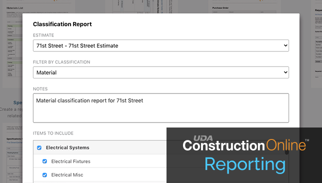 Industry-Leading Construction Estimating Delivers New Classification Report