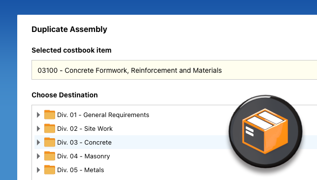 What's New for ConstructionOnline™ 2023 | Duplicate Construction Costbook Assemblies with Ease in the #1 Construction Management Software