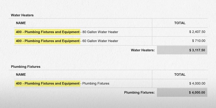 Include Construction Cost Codes on Professional Construction Proposals with ConstructionOnline's Estimating Software