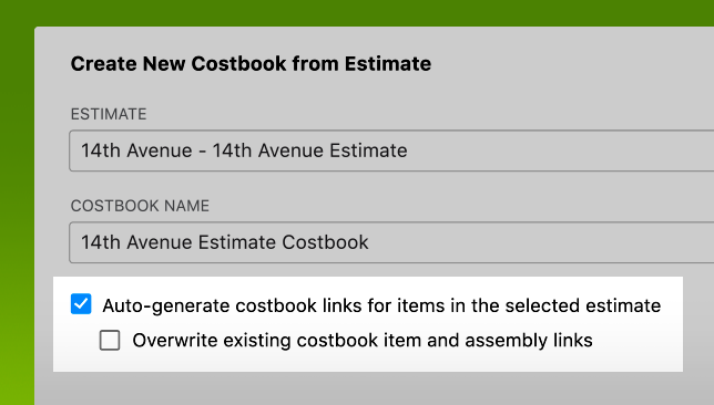 Updated Financial Tools Deliver Seamless Integration Between Construction Estimates & Costbooks