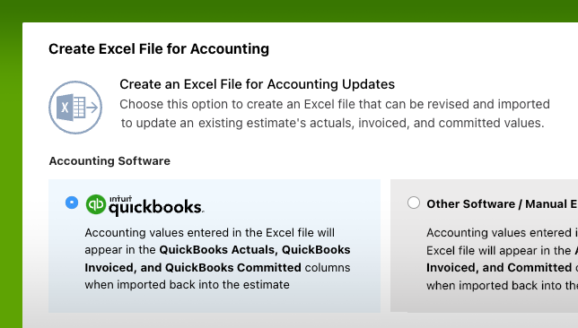 Updated Excel Estimate Templates Now Available When Importing Financial Data into ConstructionOnline™