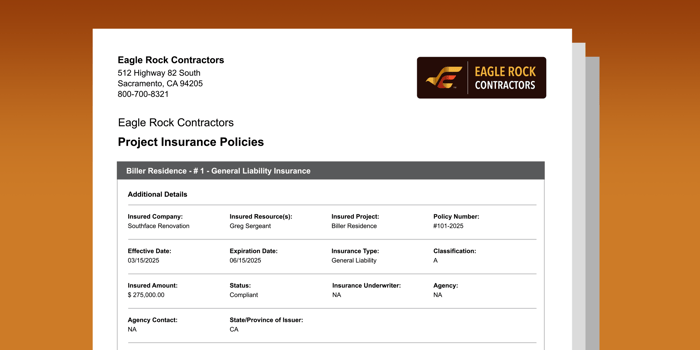 ConstructionOnline Introduces Project and Company Reports for Construction Insurance Certificates | Construction Insurance Tracking | Construction Management Software | UDA ConstructionOnline