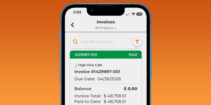 ConstructionOnline Invoicing Now Available in CO™ Mobile