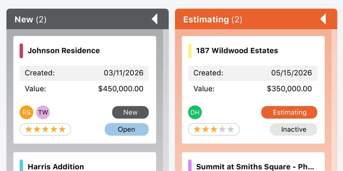 ConstructionOnline Announces Upgraded Sales Management Tools with New Kanban-style Board View for Opportunities | Construction CRM Software