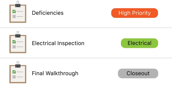 ConstructionOnline Introduces Custom Tags for Construction Checklists and Punch Lists