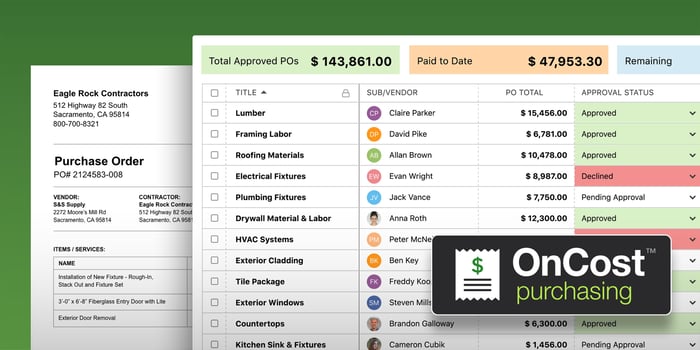 UDA ConstructionOnline Special Webinar Event Featuring OnCost Purchasing for ConstructionOnline | Construction Purchasing Software | Construction Purchase Orders 