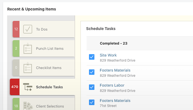 Enhanced Access to OnPlan™ Schedule Tasks From Company Overview Dashboard Now Available