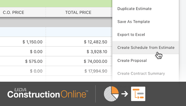 Create Construction Schedules in Minutes with New Options in ConstructionOnline