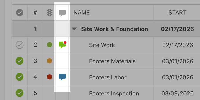 Now Available: Comments for OnPlan™ Project Scheduling