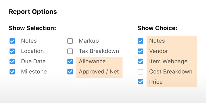 ConstructionOnline™ Expands Options for Customizing Client Selections Reports