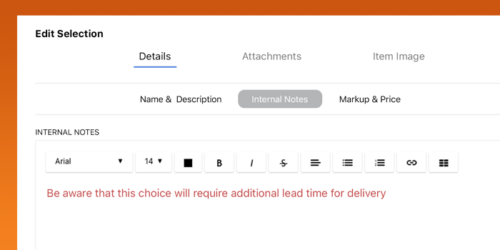 Streamline Organization & Communication with New Internal Notes for Client Selections