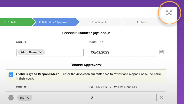Full-Screen Mode Now Available for Submittals in  ConstructionOnline™