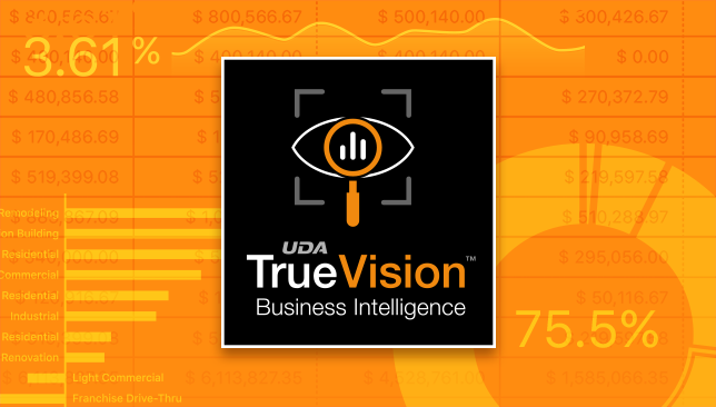 UDA ConstructionOnline | What's New for 2022 - TrueVision™ Business Intelligence: Construction Dashboards & Reports for the construction business owner