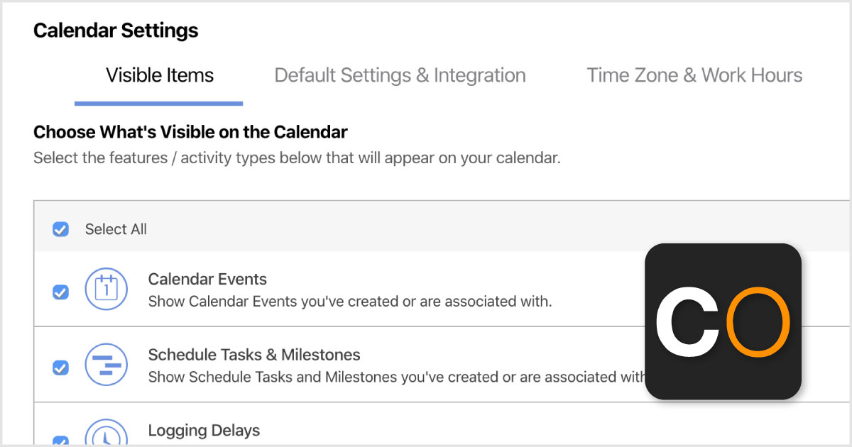 Advanced Filters Added to Calendars & To Dos in ConstructionOnline™ 2020