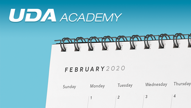 UDA Academy Announces February Schedule of Events