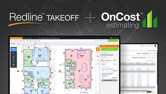 New Integration Announced between Redline™ Takeoff +  OnCost™ Estimating